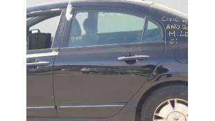 PUERTA TRASERA IZQUIERDA HONDA CIVIC BERLINA 4 HYBRID 1.3 (95 CV) DE 2007 - D.4536996