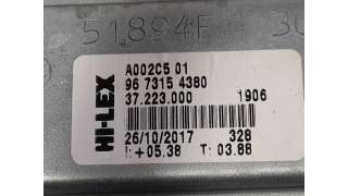 ELEVALUNAS DELANTERO DERECHO PEUGEOT 208 1.6 Blue-HDI FAP (75 CV) DE 2018 - D.4550114 / 9674254380