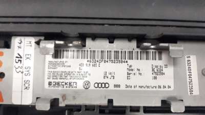 PANTALLA MULTIFUNCION AUDI A8  - M.1098847 / 4E0919603E