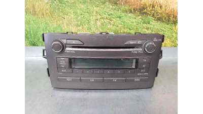 SISTEMA AUDIO / RADIO CD TOYOTA AURIS 2.0 D-4D (126 CV) DE 2010 - D.4065991 / 8612002521